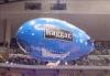 PVC Blue Inflatable Advertising Balloons 4m Indoor Inflatable Remote Controlled Airship