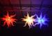 Sea Urchin Fish Shaped InflatableLED Balloon Large Colorful For Ceiling Decoration