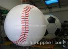 Huge Inflatable Baseball Helium Balloons Custom Eco - Friendly 0.18mm PVC