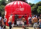 Red Air Inflatable Exhibition Tent Dome 1300D PVC With Logo Printing