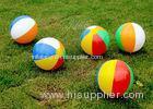 Commercial 30cm Small Inflatable Beach Ball Colorful PVC Offset Printing