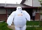 Walking White Inflatable Baymax Costume Fashionable Environmental EN71