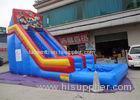 Pirate Theme Printing Commercial Inflatable Water Slide And Pool