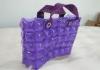 PVC Inflatable Bubble Tote Bag Colorful Hand Inflatable Shopping Bag