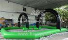 Green Black Inflatable Sports Games Inflatable Track Airtight PVC Tarpaulin