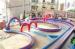 Red Blue Amazing Inflatable Track Airtight Sealed For Outdoor Games