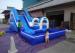 Blue Tunnel Interesting Inflatable Slip N Slide With Arch Entrance