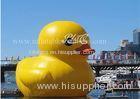 Inflatable Big Yellow Rubber Duck Floating 3m Height For Water Games