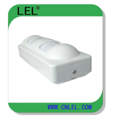 Waterproof outdoor motion detector with dual PIR and microwave motion sensor