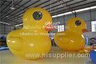 22 OZ PVC Inflatable Water Toys Giant Inflatable Yellow Duck For Advertising
