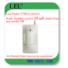 Wireless PIR motion detector with low standby current of 10μA