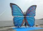 Outdoor Advertising Inflatable Butterfly Beautiful Blue High Tear Strength