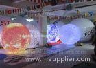 Lights Inside Inflatable Helium Balloons Planet Shaped Digital Full Printing