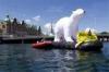 5m White Inflatable Polar Bear Outdoor Christmas Decoration Oxford Cloth