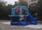 Funny Jumping Castles Frozen Inflatable Bounce House With Slide And Roof Cover