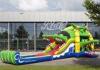Colorful Lovely Bouncy Castle House Inflatable Crocodile Bounce House