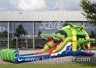 Colorful Lovely Bouncy Castle House Inflatable Crocodile Bounce House