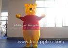 Oxford Cloth Inflatable Winnie The Pooh Costumes For Adults Red And Orange