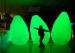Big Inflatable LED Egg Safe White With RGB Light Inside 3m Height