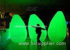 Big Inflatable LED Egg Safe White With RGB Light Inside 3m Height