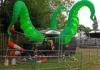 Large Inflatable Tentacle Green FlameRetardant For Roof Decoration