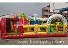 Custom Design Commercial Inflatable Theme Park With 0.55mm PVC