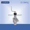 stainless steel sanitary manual regulating reversing valve with rotary handle of single valve seat