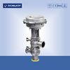 SS304 316 DN25-DN100 sanitary regulating pneumatic diaphragm reversing valve with double seat