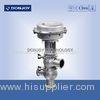 1" - 4" SS304 316 sanitary regulating pneumatic diaphragm reversing valve with double seats