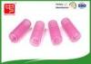 Diameter 22mm lovely pink Velcro Hair Rollers hook and loop with plastic core