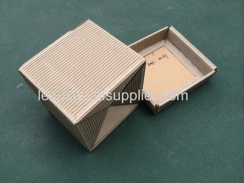 Mini Corrugated Posy Box Natural  corrugated craft gift packaging box