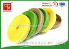 Colored hook and loop tape 25mm wide self adhesive velcro tape roll 25m / roll
