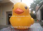 Weather - Resistant Interesting Inflatable Yellow Duck Air Tight / Sealed With Logo Printing