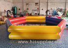 Yellow / Red Portable Rectangular Large PVC Inflatable Water Pool For Outdoor / Indoor