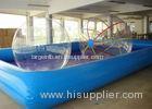 Custom Durable Backyard Inflatable Water Ball Pool Square / Round Shape For Kids Play
