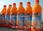 Orange Juice Bottle Inflatable Advertising Products With Full Printing Customized