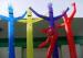 Funny / Popular Oxford Cloth Inflatable Advertising Products Signal Leg Air Dancer For Promotion