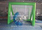 Green 0.55mm PVC tarpaulin Inflatable sports games Arch Football Goal / Soccar Gate Games
