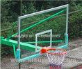 Super Toughened Safety Glass Basketball Backboard Wall Mount For Buildings