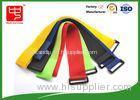 Custom logo printing loop and hook straps yellow color use for clearing mess