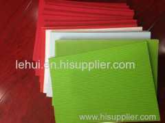 E/F/G corrugated paper sheets customized sizes avaliable for gift food medcine house ware packaging