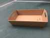 E flute corrugated craft paper mini hamper tray corrugated food house storage hamper tray paper box
