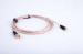 SMA Male To MCX Male Extension RG 178 RF Cable Assembly Custom Made