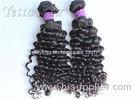 Kinky curl Peruvian Human Hair Weave With Curly Lace Frontal