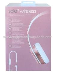 Beats by Dr.Dre Beats Solo2 Wireless Over-Ear Headphones Rose Gold for iPhone