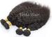Fashionable Kinky Straight Peruvian Human Hair Weave for Black Women