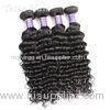 Customized 7A European Weft Hair Extensions Deep Wave No Chemical