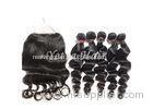 No Tangle 100g Virgin Brazilian Loose Wave Hair / Human Hair Weave Bundles