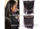 13'' X 4'' Ear To Ear Lace Frontal Closure Virgin Hair / Silky Straight Human Hair