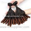 Professional Unprocessed Funmi Virgin Hair 16 Inch Ombre Spiral Curl